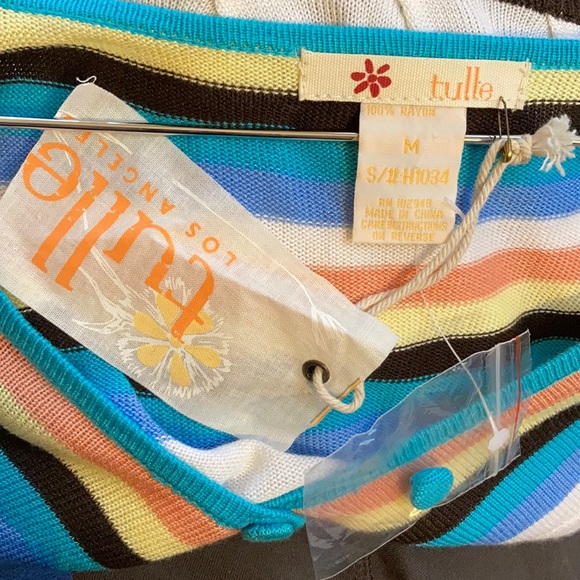 Tulle Anthropologie Knit Crop Cardigan in M NWT - Picture 10 of 10